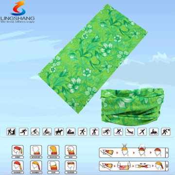 LSB-0256 Ningbo Lingshang 100% Polyester Outdoor Nackenrohr multifunktionale nahtlose Kinder Kopfbedeckungen